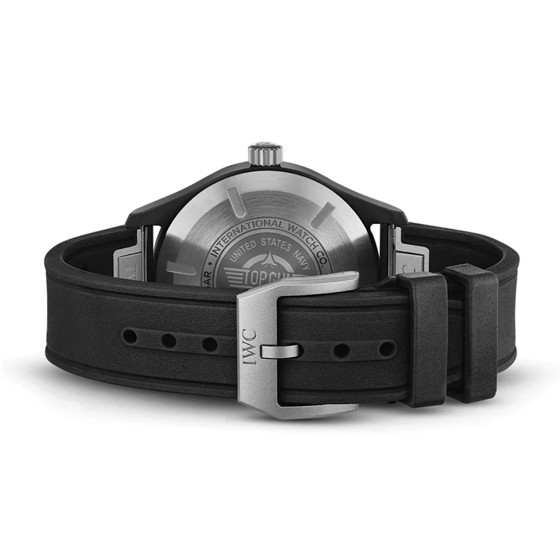 Pilot's Watch Automatic Top Gun 41mm - Black on Rubber Strap