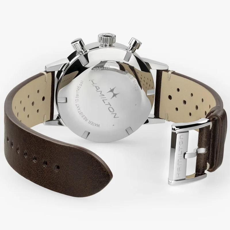 American Classic Intra-Matic Chronograph H 40mm - Brown on Leather Strap w/ Extra Bracelet