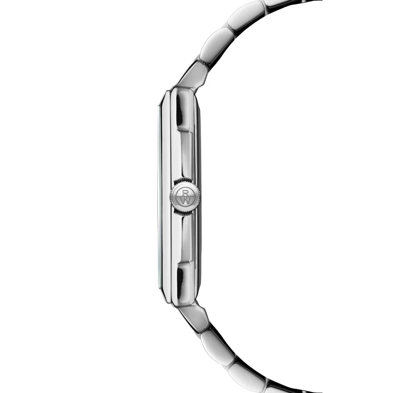 Toccata Square 37mm - White on Bracelet