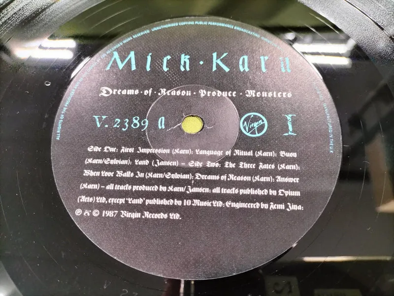 N/B Record: Mick Kahn / DREAMS OF REASON