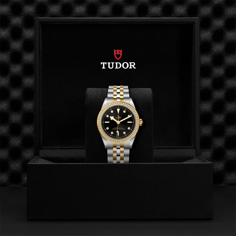 Black Bay One S&G 39mm - Black, Diamond-Set and Diamond Bezel on Bracelet