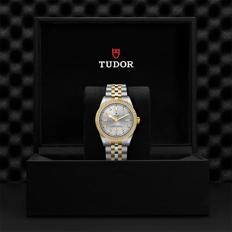 Black Bay One S&G 39mm - Silver, Diamond-Set and Diamond Bezel on Bracelet