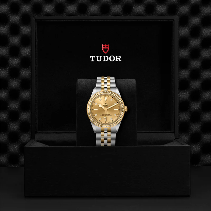 Black Bay One S&G 39mm - Champagne, Diamond-Set and Diamond Bezel on Bracelet