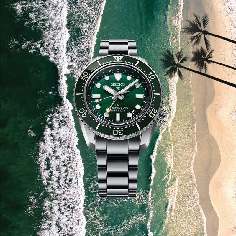 SPB381 Prospex 42mm - Green on Bracelet