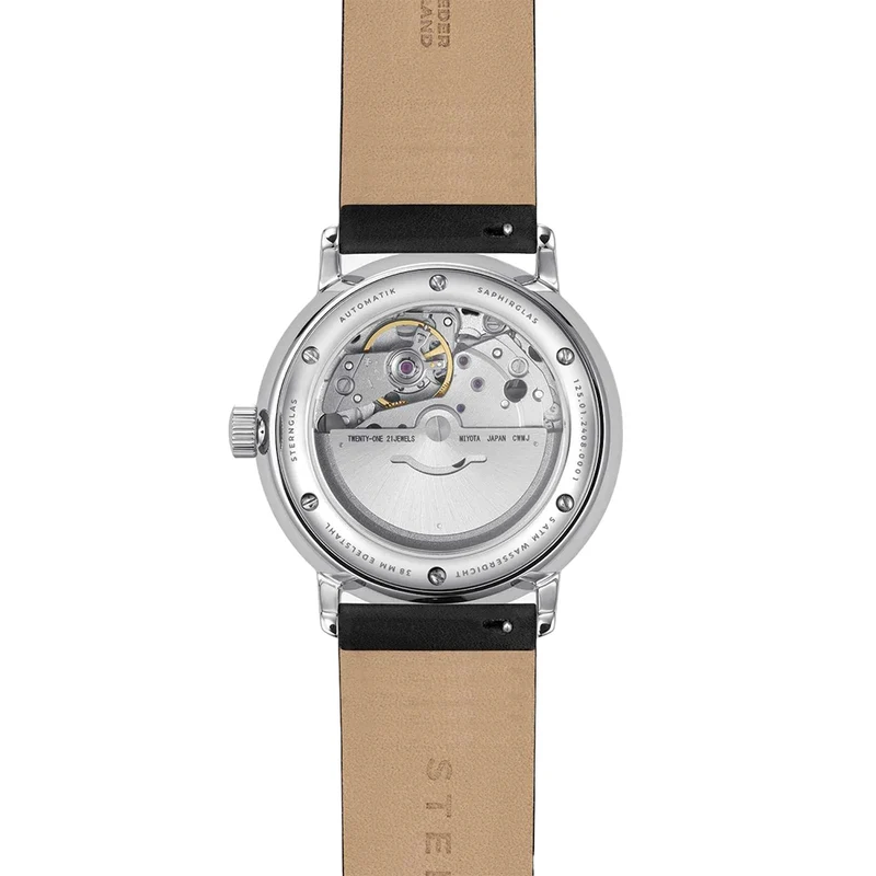Naos Automatic 38mm - Blue on Leather Strap