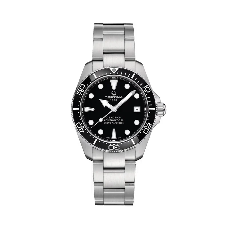 DS Action Diver New DS Concept Extreme Shock Resistance 38mm – Black on Bracelet