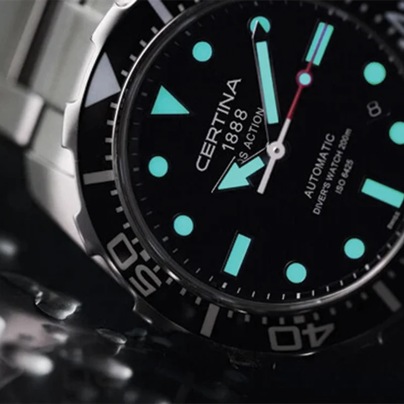 DS Action Diver New DS Concept Extreme Shock Resistance 38mm – Black on Bracelet