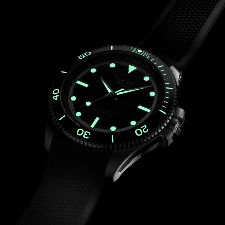 Atelier Marine M1a 41mm - Black on Rubber Strap