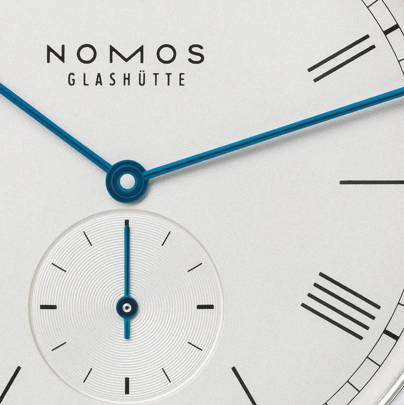 Ludwig 38mm - White Silver-Plated on Leather Strap