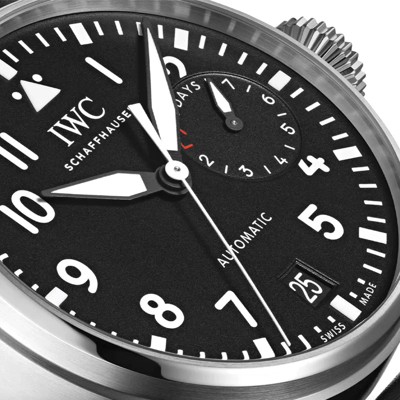 Big Pilot’s Watch 46.2mm - Black on Leather Strap