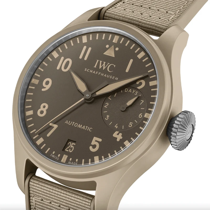 Big Pilot's Watch Edition "Mojave Desert" Ceramic Case 46mm - Brown on Rubber Strap