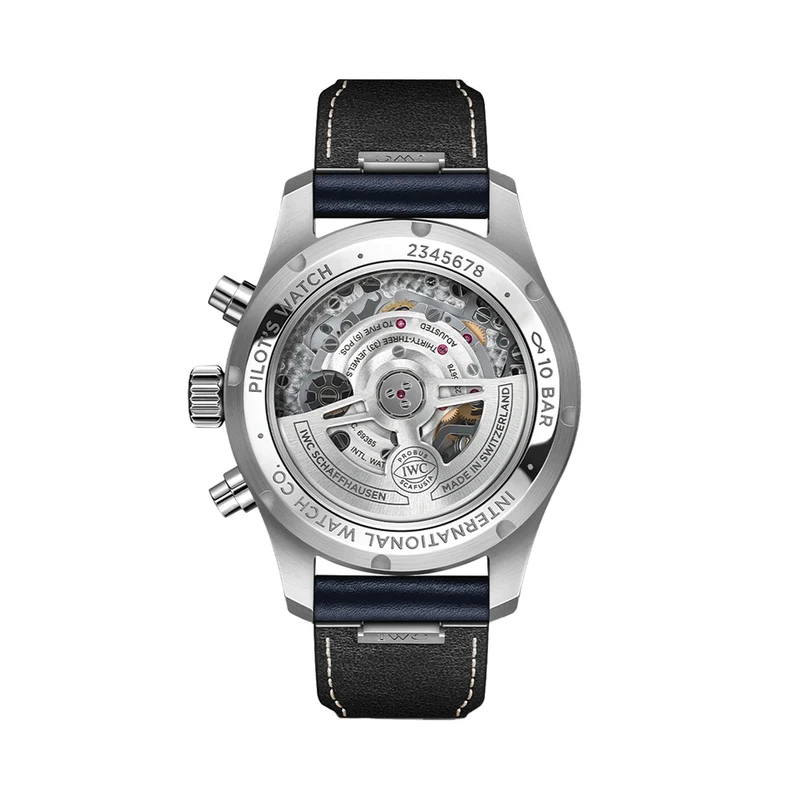 Pilot's Watch Chronograph 41mm - Blue on Leather Strap