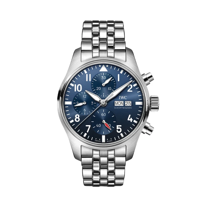 Pilot's Watch Chronograph 41mm - Blue on Bracelet