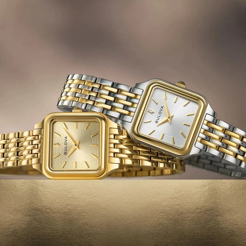 Classic Sutton Square 23mm - Champagne on Bracelet