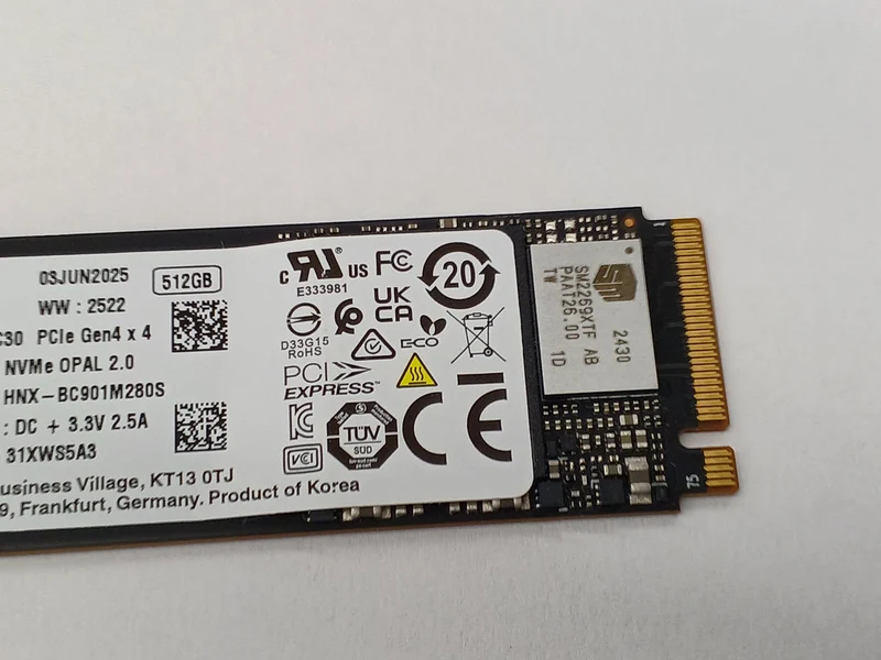 SK HYNIX M.2 NVMe SSD (2280) 512 GB HFS512GEJ9X164N EL