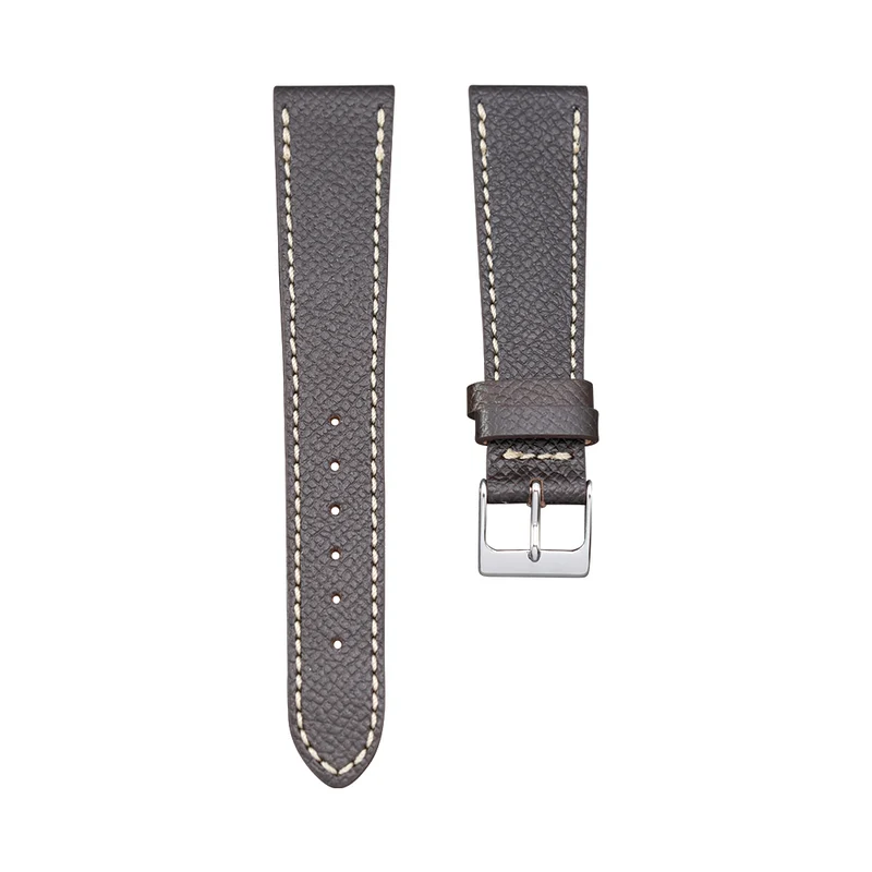 Dark Brown Textured Calf Leather Strap