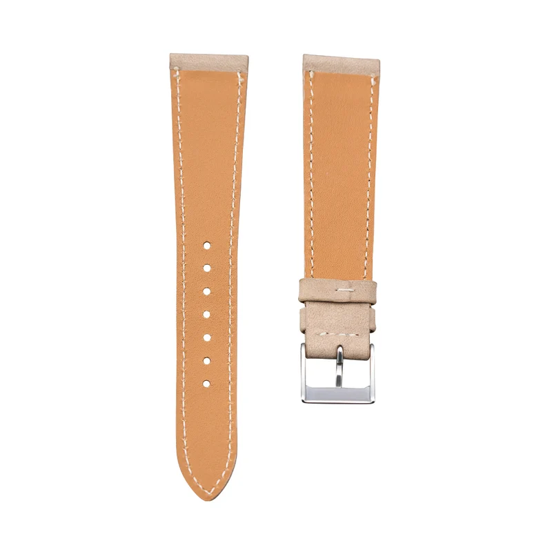 Beige Nubuck Leather Strap