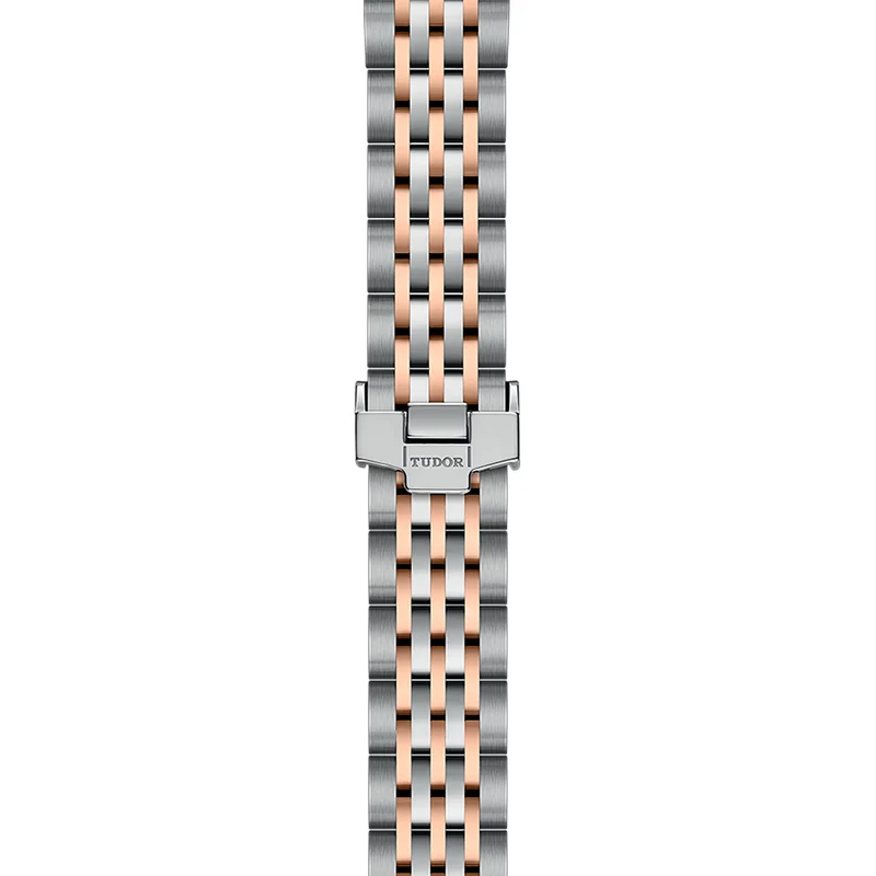 1926 Rose Gold Two-Tone 28mm - Silver on Bracelet