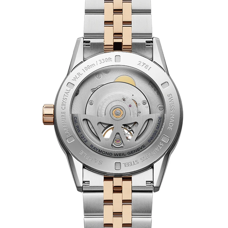 Freelancer Automatic Two-Tone Rose Gold and Steel 42.5mm - Black on Bracelet