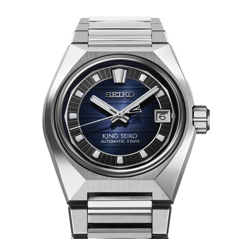 SLA085 King Seiko 41mm - Blue on Bracelet