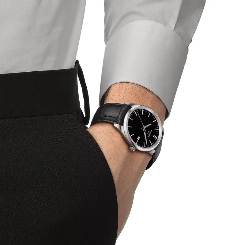 PR 100 Quartz 40mm - Black on Leather Strap