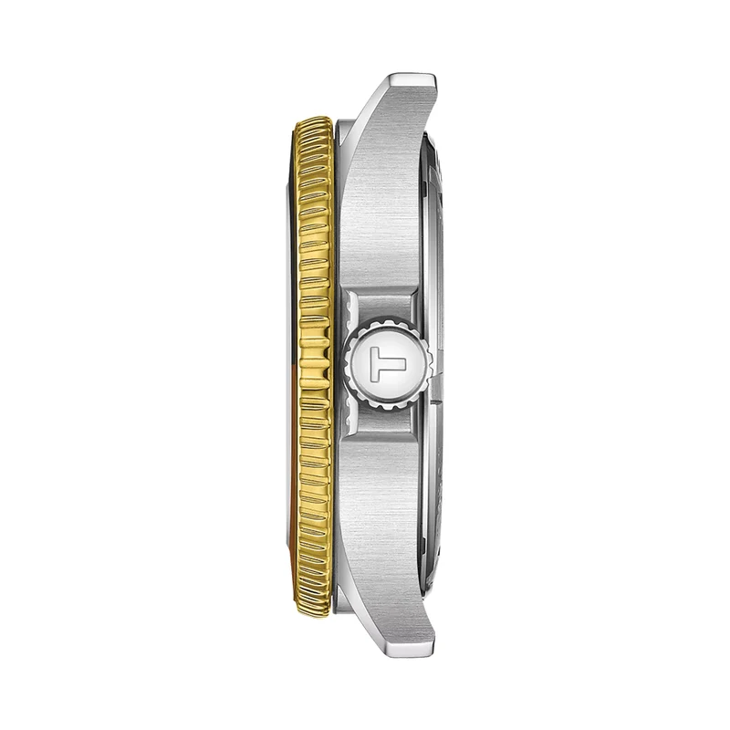 Seastar 1000 Quartz GMT Gold/Steel 40mm - Black on Bracelet