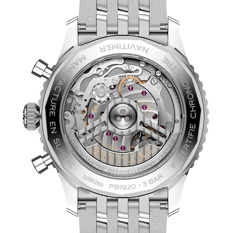 Navitimer B19 Chronograph Perpetual Calendar 43mm - Blue on Bracelet