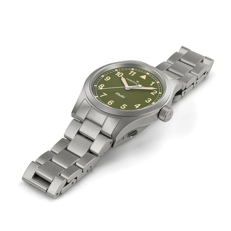 Khaki Field Quartz 38mm - Green on Bracelet