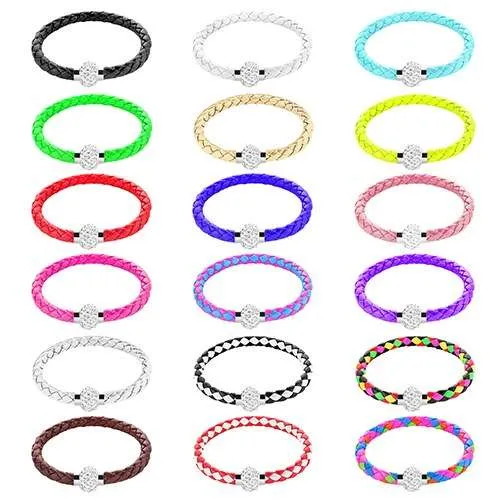 Armband mit Strasskugel Swarovski Kristall Elements Magnet Verschluß