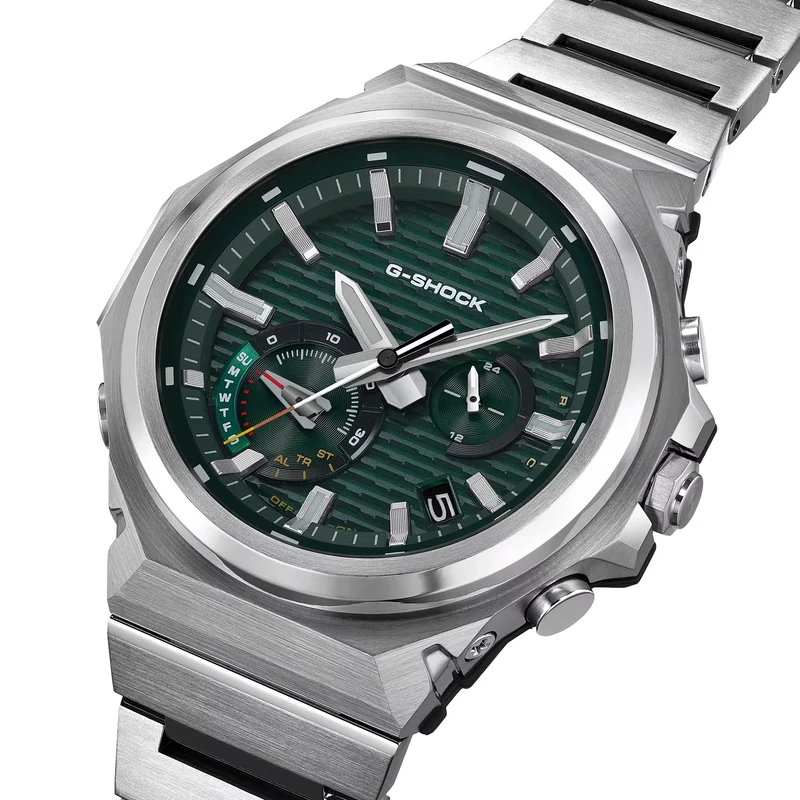GST-B1000D-3A G-Steel 44.2mm - Green on Bracelet