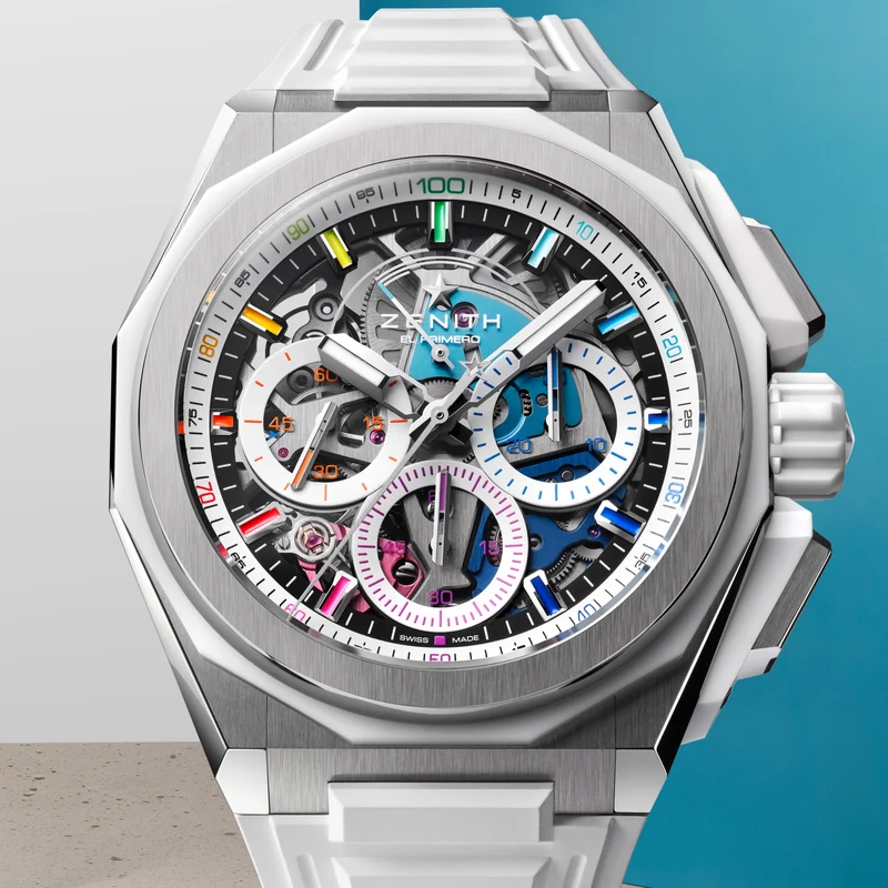 Defy Extreme Chroma Limited Edition 45mm - White on Rubber Strap