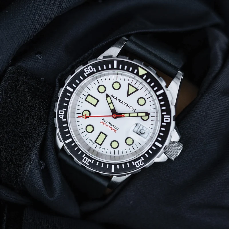 OSAR-D Type I Automatic Arctic Edition 41mm - White on Rubber Strap