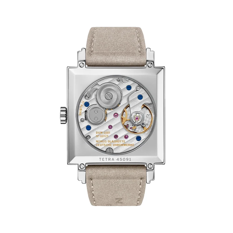 Tetra Terra Sapphire Back 29.5mm - Terracotta Red on Strap