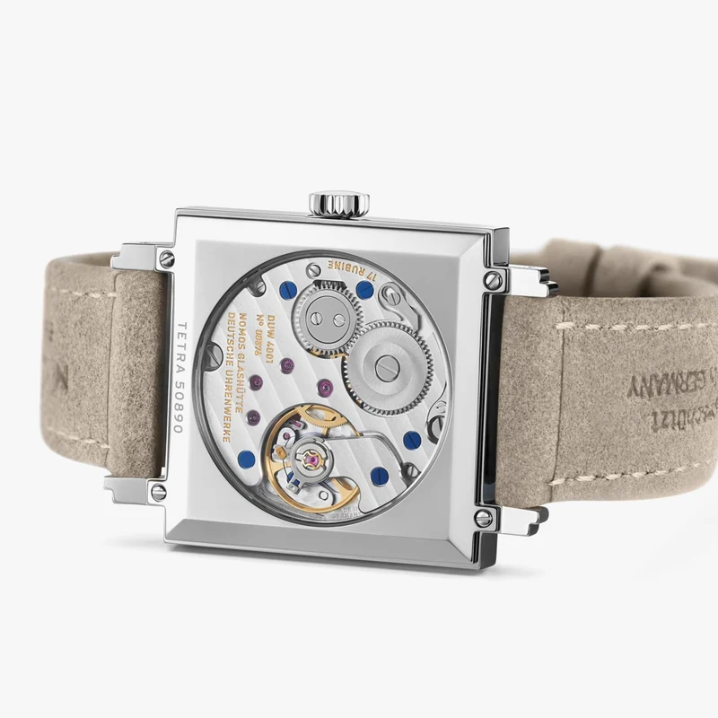 Tetra Terra Sapphire Back 29.5mm - Terracotta Red on Strap