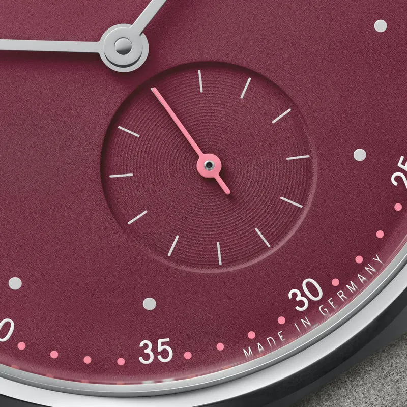 Metro 33mm - Muted Red on Strap
