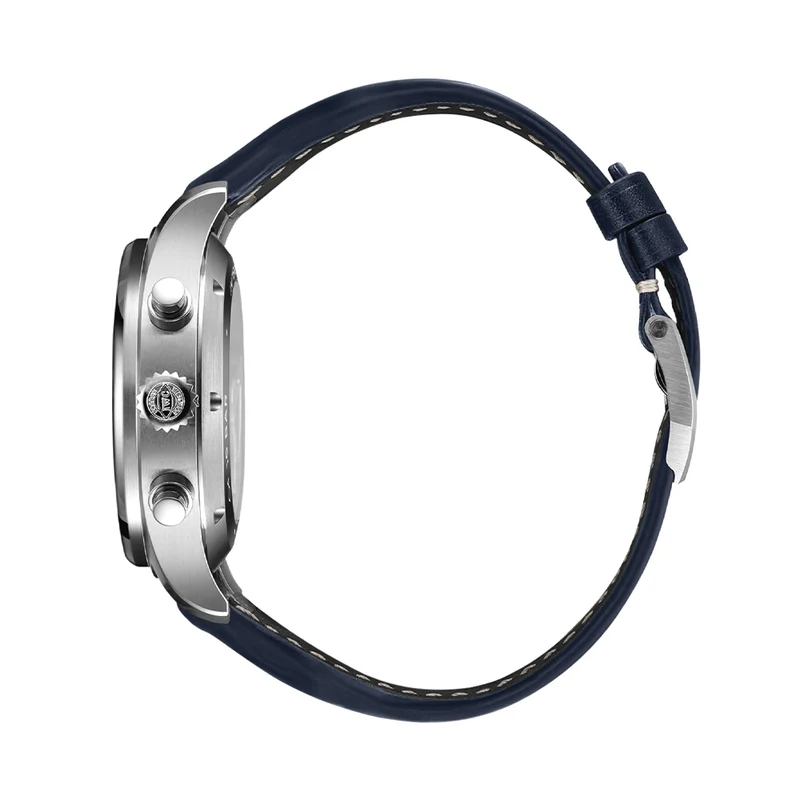 Pilot's Watch Chronograph 43mm - Blue on Leather Strap