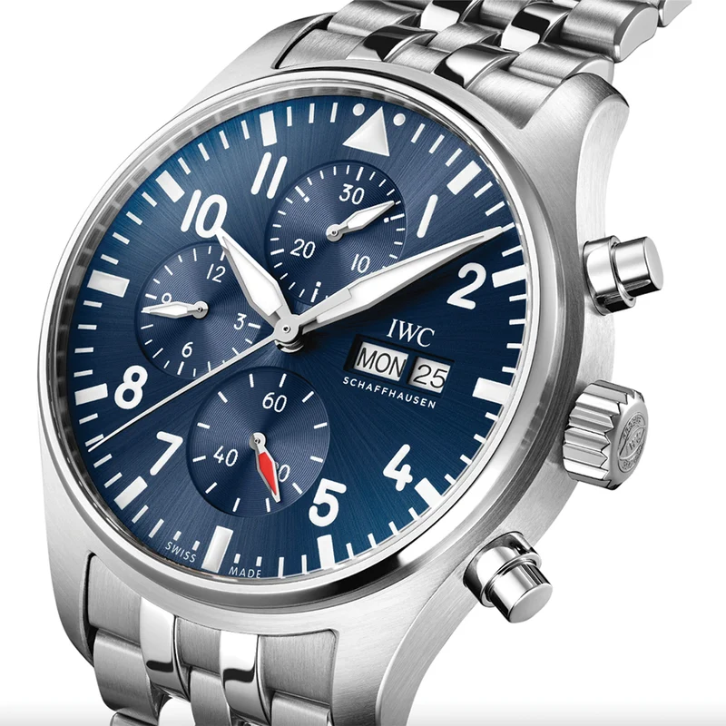 Pilot's Watch Chronograph 43mm - Blue on Bracelet