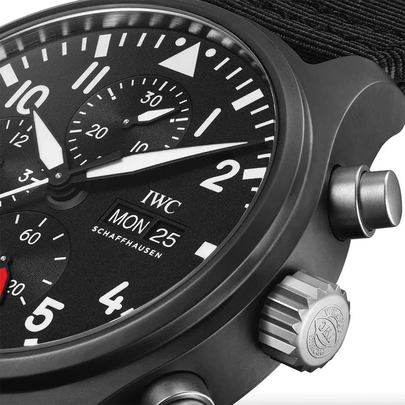 Pilot's Watch Chronograph TOP GUN Ceramic Case 44.5mm - Black on Textile Strap