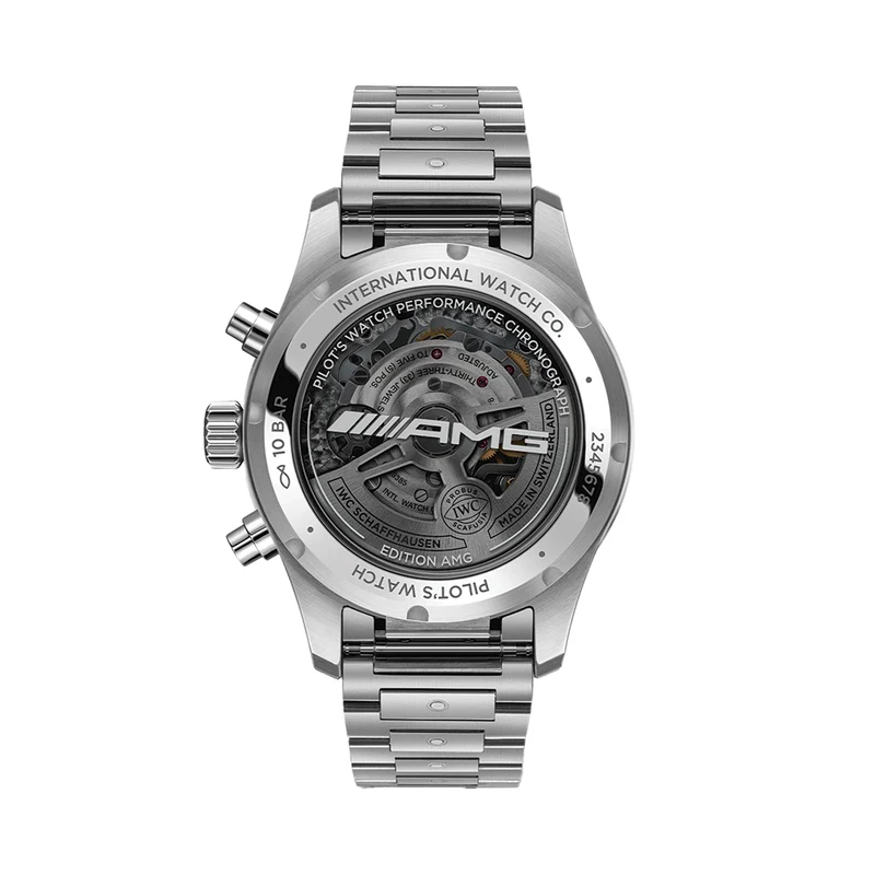 Pilot’s Watch Performance Chronograph AMG Titanium Case 41mm - Black on Bracelet