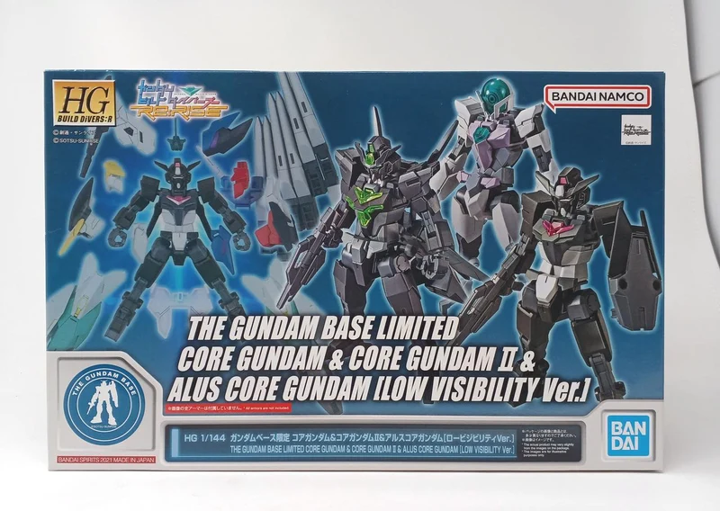 BANDAI SPIRITS Core Gundam & Core Gundam II & Alcore Gundam LowVis