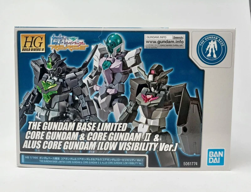 BANDAI SPIRITS Core Gundam & Core Gundam II & Alcore Gundam LowVis