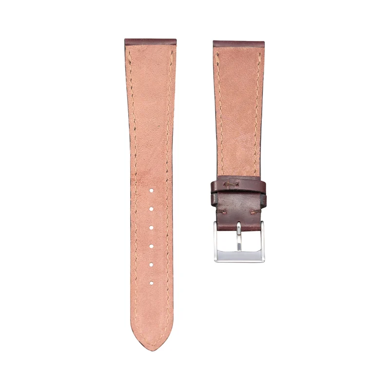 Dark Brown Shell Cordovan Leather Strap