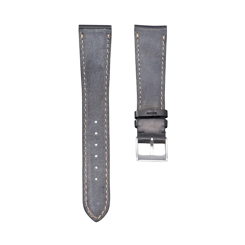 Black Shell Cordovan Leather Strap