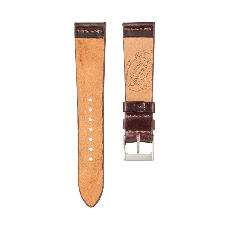 Brown Shell Cordovan Leather Strap