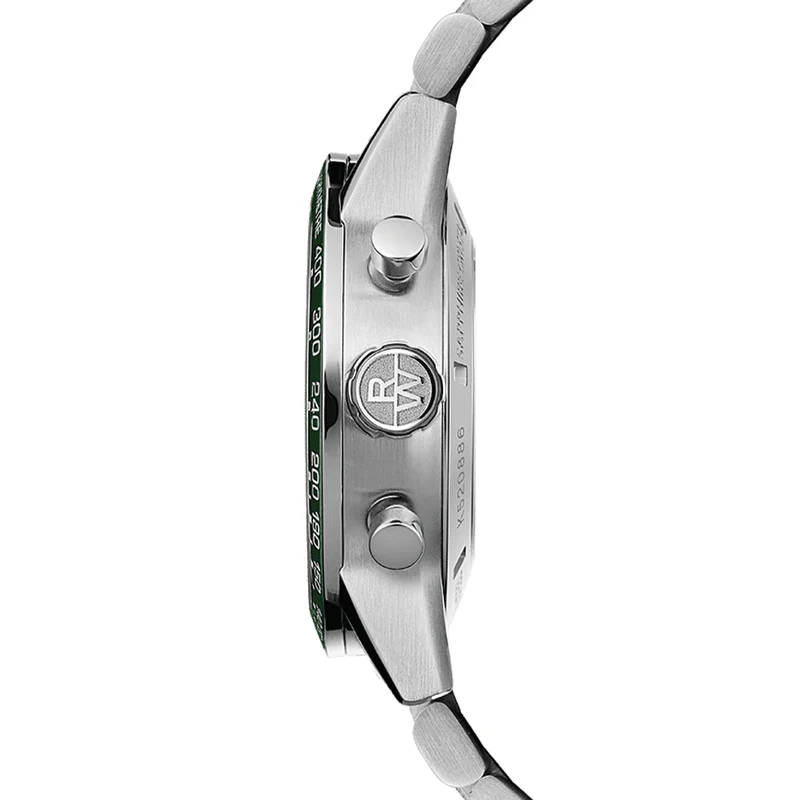 Freelancer Automatic Chronograph Ceramic Bezel 43.5mm - Green on Bracelet