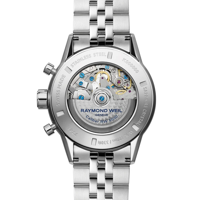 Freelancer Automatic Chronograph Ceramic Bezel 43.5mm - Blue on Bracelet