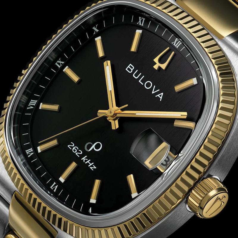Super Seville High Precision Quartz Two-Tone 37.5mm - Black on Bracelet