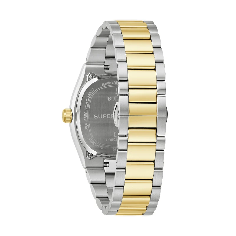 Super Seville High Precision Quartz Two-Tone 37.5mm - Black on Bracelet