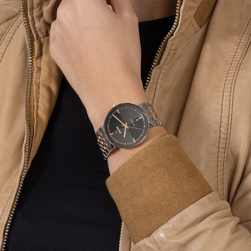 Florence Automatic Two-Tone 39mm - Grey on Bracelet