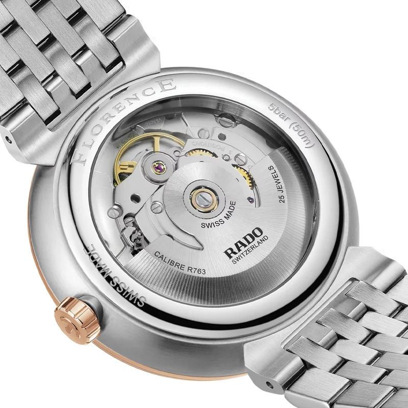 Florence Automatic Two-Tone 39mm - Grey on Bracelet